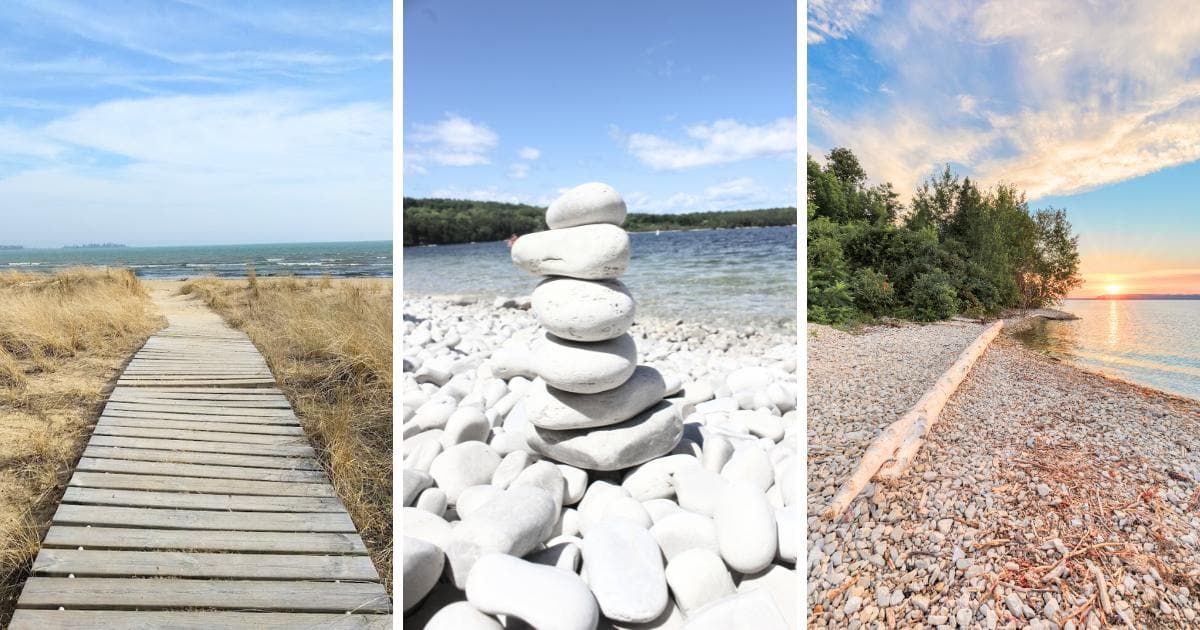 The best beaches in Door County are on my list for very different reasons, all of them beautiful, with different features, scenery and amenities.