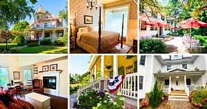 quaint inn, bed and breakfast, patio, porch, Door County, Wisconsin, lodging
