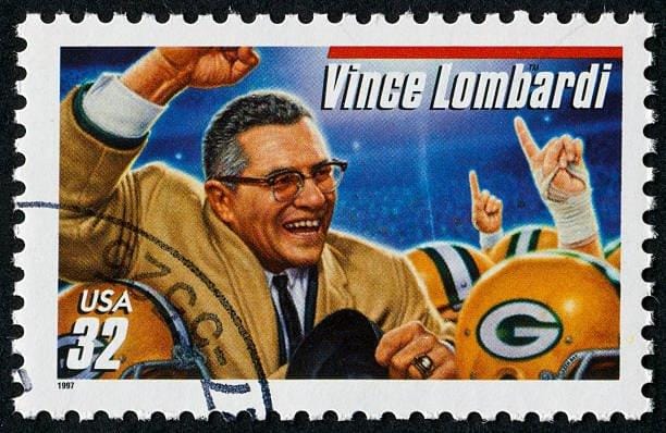 Vince Lombardi, Green Bay, Wisconsin, Packers, stamp